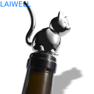 ECO-Friendly Zinc Alloy Metal Die Casting Wine Bottle Stopper com certificação SGS CE e ROHS