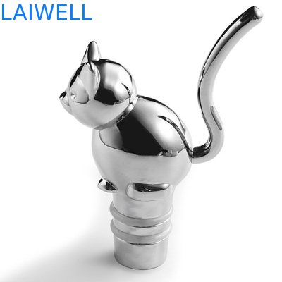 ECO-Friendly Zinc Alloy Metal Die Casting Wine Bottle Stopper com certificação SGS CE e ROHS