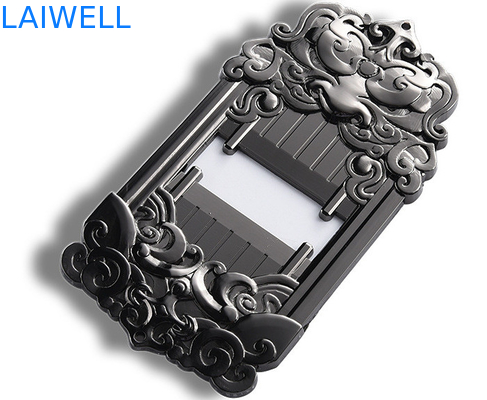 Abre garrafas de liga de zinco de padrão personalizado em fundição a moagem de metal criativa para design requintado e estilo de luxo