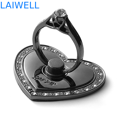 GV que lustra o suporte dado forma coração do telefone da carcaça de dado 4.5*4cm do metal do tratamento
