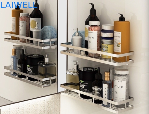 201 organizador fixado na parede de aço inoxidável do condimento dos Kitchenwares 25cm-40cm