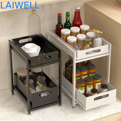 Cremalheira personalizada do armazenamento do condimento da camada dos Kitchenwares de aço inoxidável do GV multi