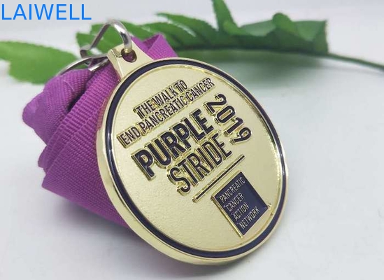 Morre a medalha do metal da carcaça que limpa com jato de areia a medalha liga de zinco com esmalte macio