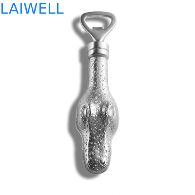 Gravado morre o abridor de garrafa moldado 165*40MM do crocodilo do abridor de garrafa do metal