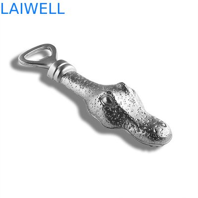 Gravado morre o abridor de garrafa moldado 165*40MM do crocodilo do abridor de garrafa do metal