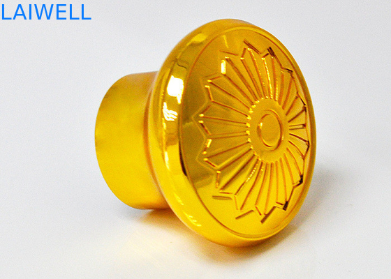 A garrafa de perfume liga de zinco do chapeamento da cor do ouro cobre com o 17.2mm interno