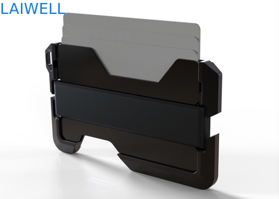 63*95MM Multifuncional Prata Anodizante RFID Bloqueio de Alumínio Carteira Carteira de Crédito
