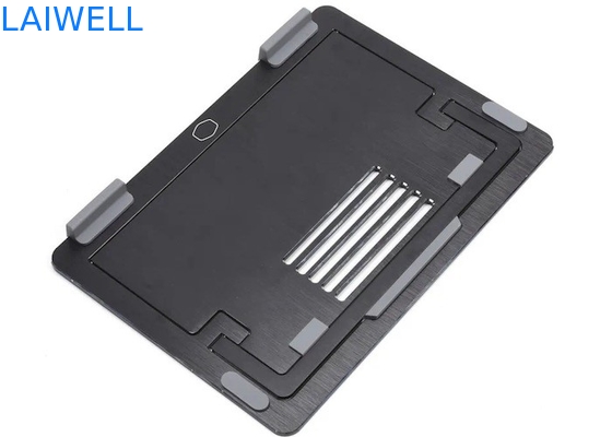 Suporte de alumínio portátil de Tray Brushed Finishing Foldable Laptop do portátil