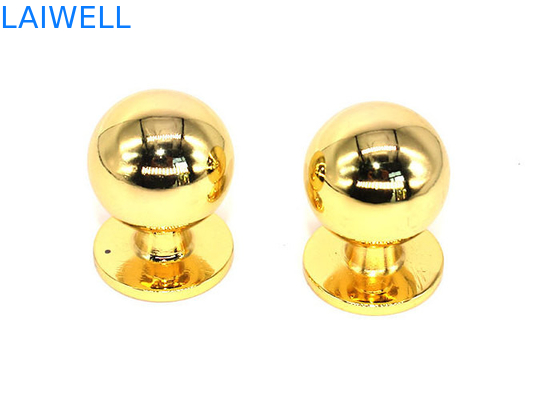 Peças de fundição a pressão sob pressão Custom Plating Gold Color Zinc Alloy Closet Drawer Pulls