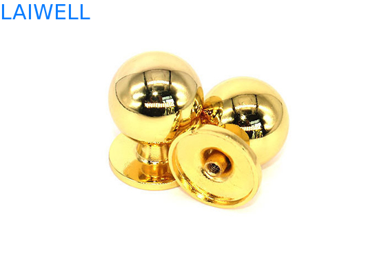 Peças de fundição a pressão sob pressão Custom Plating Gold Color Zinc Alloy Closet Drawer Pulls