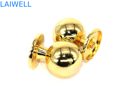 Peças de fundição a pressão sob pressão Custom Plating Gold Color Zinc Alloy Closet Drawer Pulls