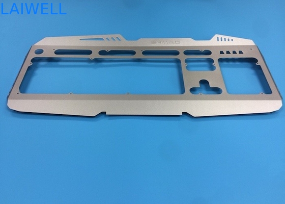 Painel de teclado de alumínio de estampação de metal CNC de precisão com acabamento anodizante para painel de computador e design e desempenho