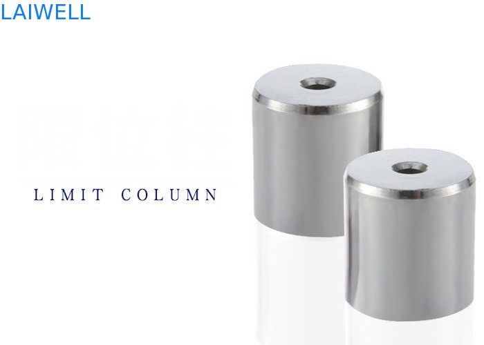 Desgaste cilíndrico de aço inoxidável personalizado de Pin Die Brace Head Non-Standard da tolerância - limite resistente Colum do molde