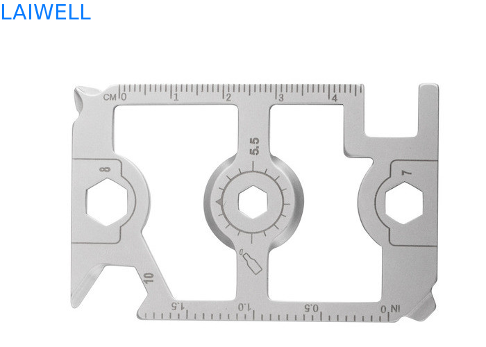 Estampagem de punção de precisão 70MM Pulverização de areia Ferramenta EDC multifuncional Card Knife Resistência Aço Abre garrafas