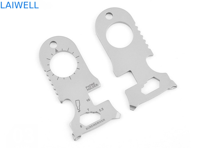 Cartão de ferramentas EDC de 60 mm Design leve e elegante Abridor de garrafas multifuncional para sua conveniência