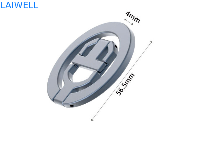 56.5 * 4MM Custom Ring Holder Nova Creative Zinc Alloy Ultra-fina magnética porta-telefone móvel