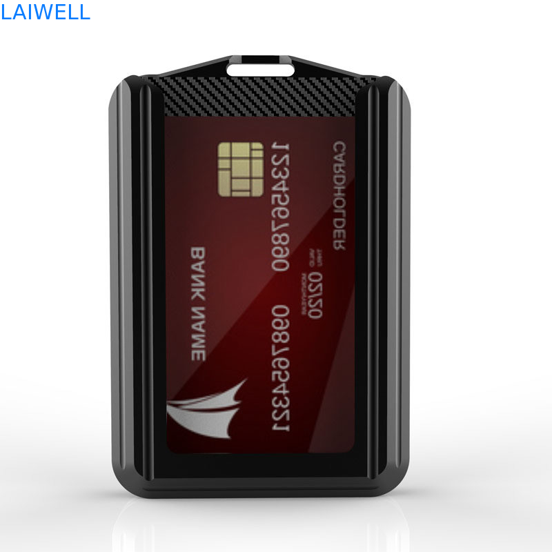 74*110*18MM Cores cinzentas personalizadas RFID Cartão de alumínio Carteira de suporte Branding Multifuncional personalizado