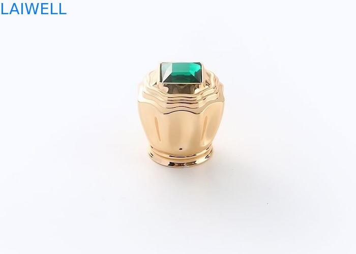 Tampas de Frasco de Aroma Dourado Material de Liga de Zinco Ecológico para Soluções de Embalagem Elegantes
