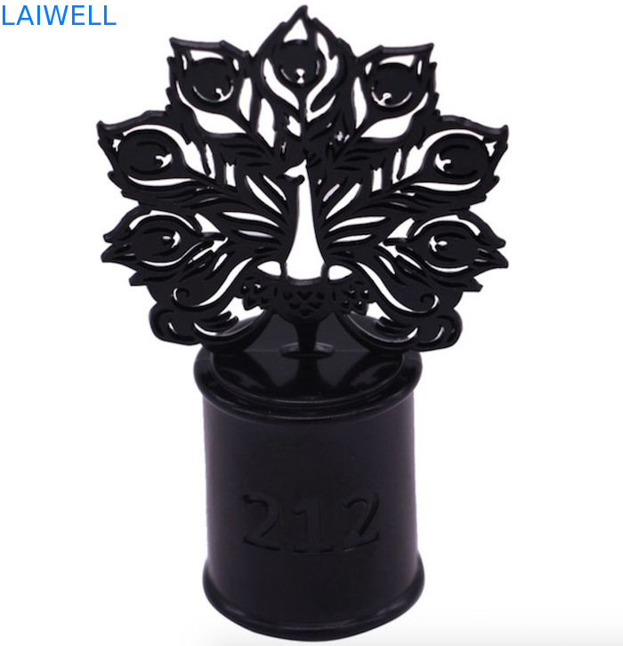 Chapeamento preto da cor dos tampões de garrafa do perfume da altura dos bens 72mm