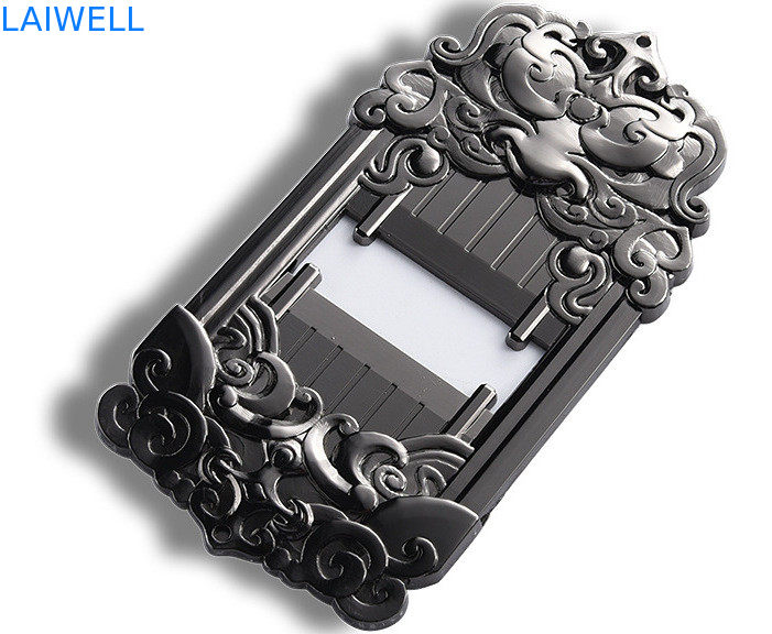 Abre garrafas de liga de zinco de padrão personalizado em fundição a moagem de metal criativa para design requintado e estilo de luxo