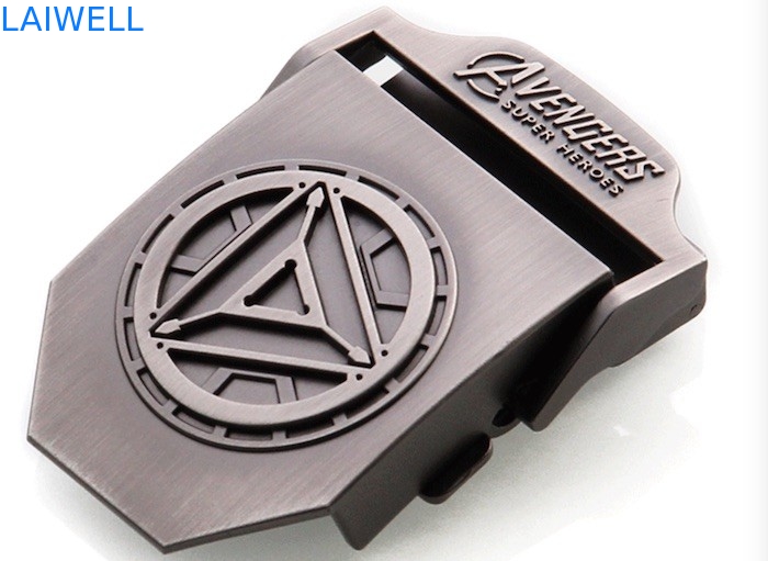 Chapeamento da fivela de cinto PVD do metal do lazer 39.5MM da forma resistente à corrosão