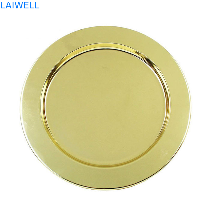 Bandeja de queijo de aço inoxidável 32.5*0.7CM da sobremesa dos eletrodomésticos 430 nórdicos do metal do estilo