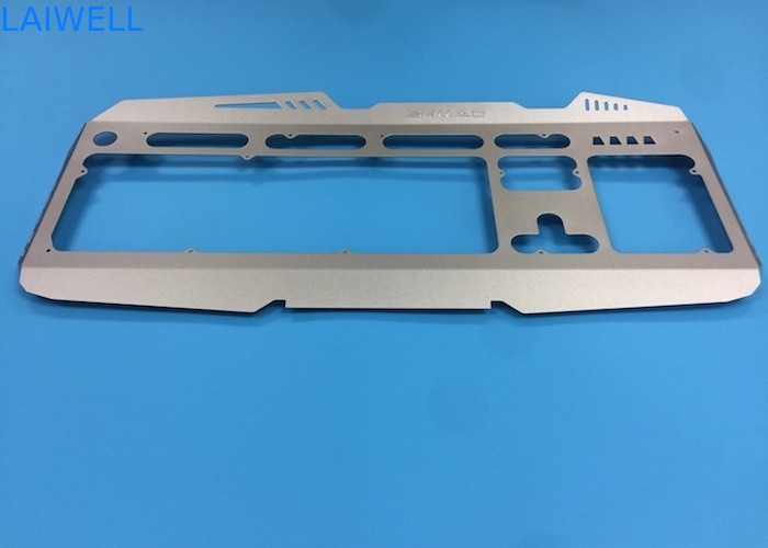 Painel de teclado de alumínio de estampação de metal CNC de precisão com acabamento anodizante para painel de computador e design e desempenho