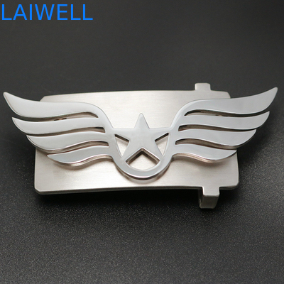 A curvatura de aço de Stailess das fivelas de cinto feitas sob encomenda luxuosas do metal grampeia resistente & durável