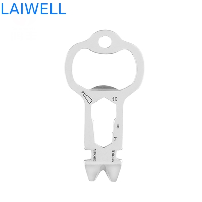 Custom Lightweight 60MM durável de aço inoxidável multiuso EDC ferramenta cartão de abertura de garrafas de metal