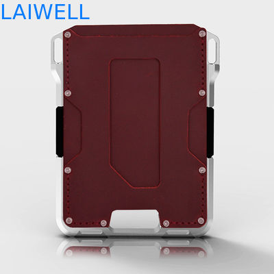 EXW Prazo de entrega carteira de alumínio carteira com fita de silicone e design de luxo