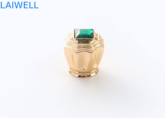 Tampas de Frasco de Aroma Dourado Material de Liga de Zinco Ecológico para Soluções de Embalagem Elegantes