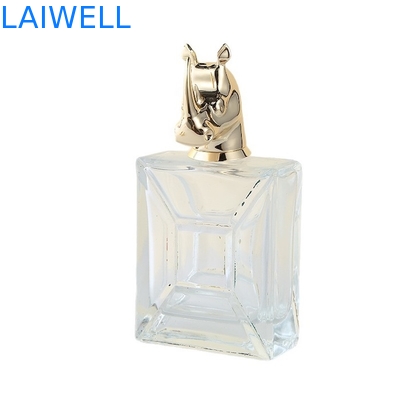 Tampas personalizáveis para frascos de perfume com design de animal, banho de ouro, liga de zinco fundida sob pressão, adequadas para a maioria dos frascos de perfume
