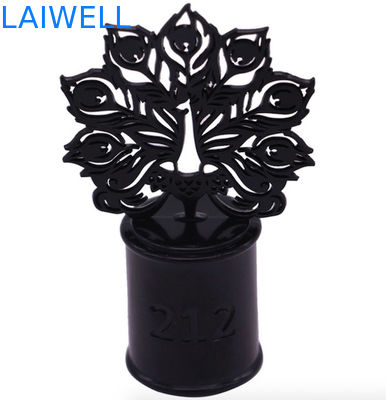 Chapeamento preto da cor dos tampões de garrafa do perfume da altura dos bens 72mm