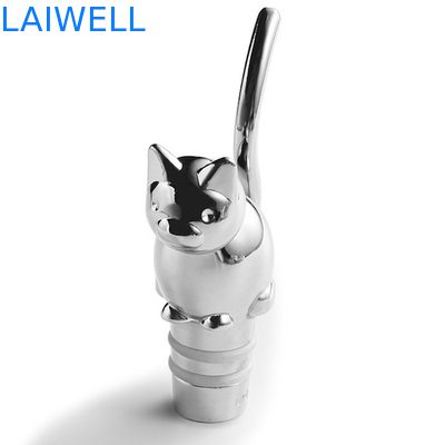 ECO-Friendly Zinc Alloy Metal Die Casting Wine Bottle Stopper com certificação SGS CE e ROHS