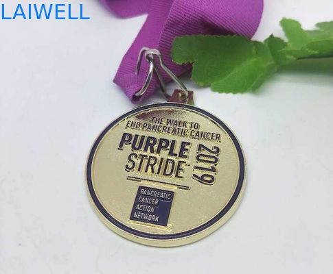 Morre a medalha do metal da carcaça que limpa com jato de areia a medalha liga de zinco com esmalte macio