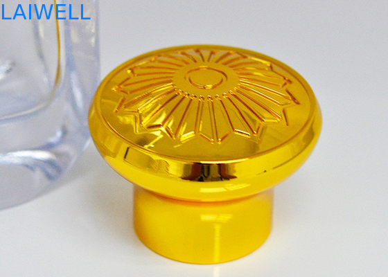 A garrafa de perfume liga de zinco do chapeamento da cor do ouro cobre com o 17.2mm interno