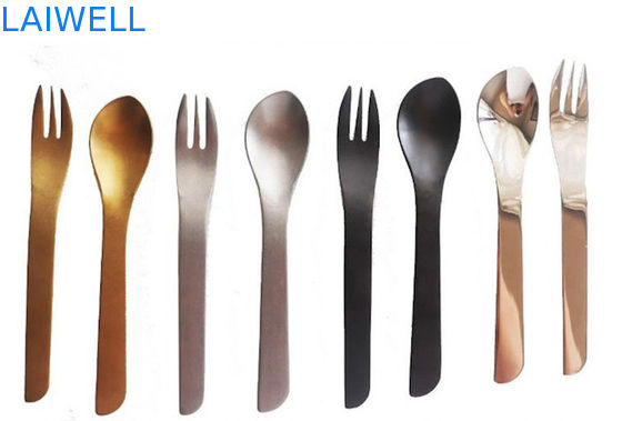 13.6CM 304 grupos de aço inoxidável do faqueiro geou grupos da cutelaria da sobremesa de 2 partes