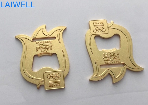 Medalhas multifuncionais do abridor de garrafa do ferro do metal que limpam com jato de areia o chapeamento